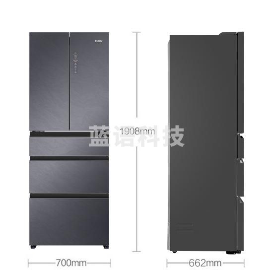 海尔冰箱BCD-423WLHMD14SAU1全空间多门风冷星蕴银