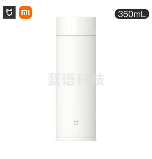 小米(MI)米家保温杯大容量350ml男女士儿童304不锈钢车载便携真空保温保冷水杯子商务办公室保暖茶杯壶 白色