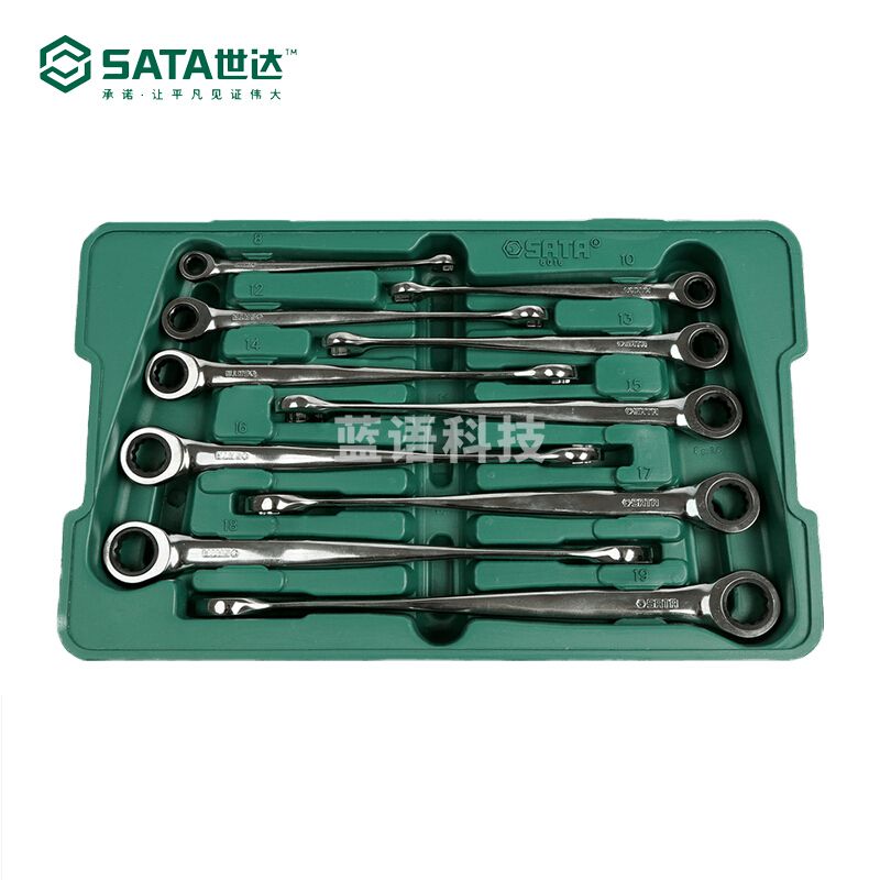 世达08016 10件加长型X柄两用快扳组套