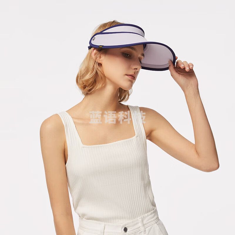 蕉下(beneunder) 防晒帽女遮阳帽空顶太阳帽子春秋防紫外线礼物天际 木槿紫