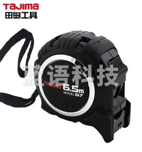 TAJIMA田岛卷尺包胶卷尺树脂套防滑抗冲击钢卷尺高精度加厚双面刻度尺带耐磨装修盒尺 1001-1896