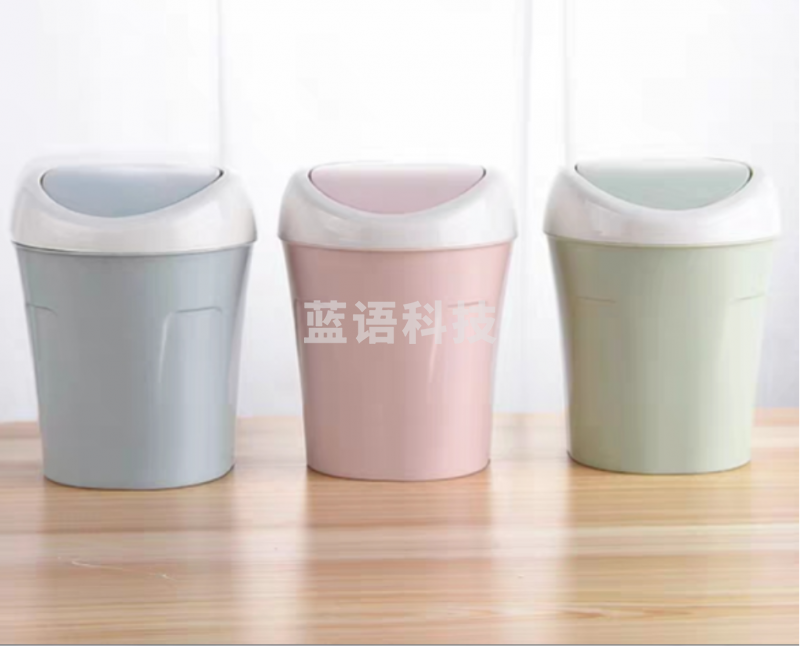 小翻盖垃圾桶桌面