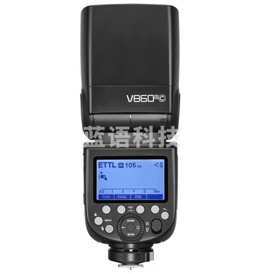 神牛V860III三代机顶闪光灯佳能单反微单热靴闪光灯单反机顶灯高速同步离机TTL自动测光锂电机顶灯