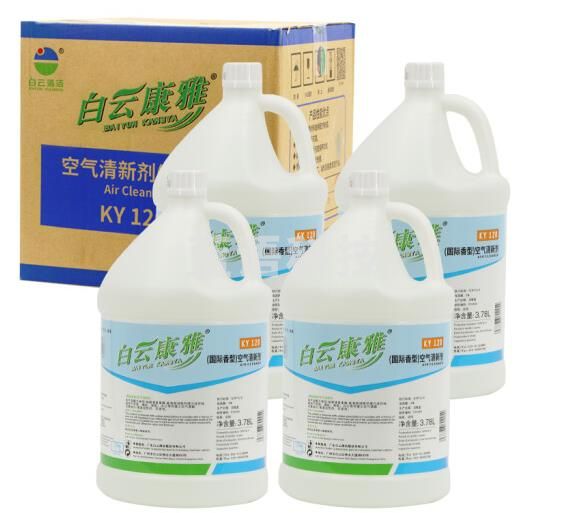 白云康雅(BAIYUN KANGYA)KY120 空气清新剂(国际)香型大桶装芳香液酒店宾馆去味 3.78L*4瓶/箱