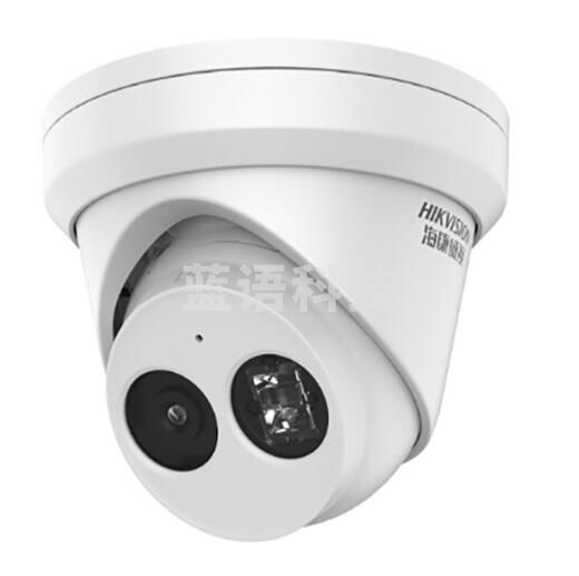 海康威视（HIKVISION）DS-2CD3346WD-I 2.8MM 网络摄像机 400万星光级半球 POE供电