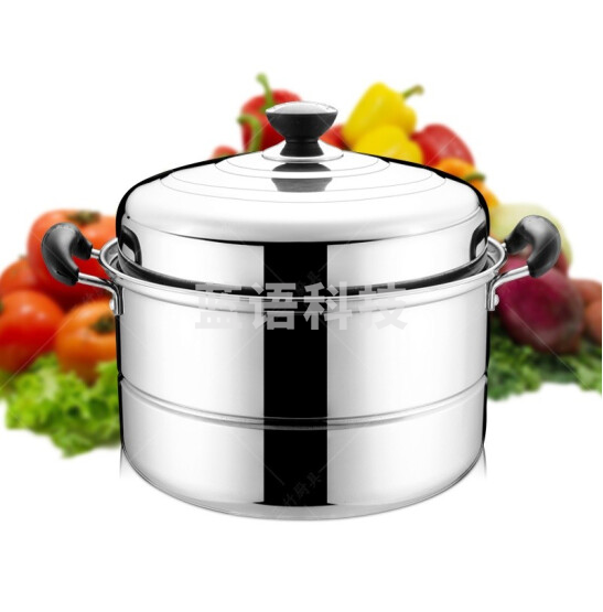 不锈钢蒸锅 汤锅 单层 26cm