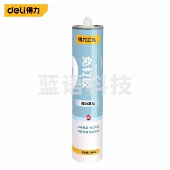 得力(deli)免钉胶强力胶墙面免打孔强力胶水瓷砖胶墙胶金属塑料挂钩代钉胶 免钉胶300ml/瓶