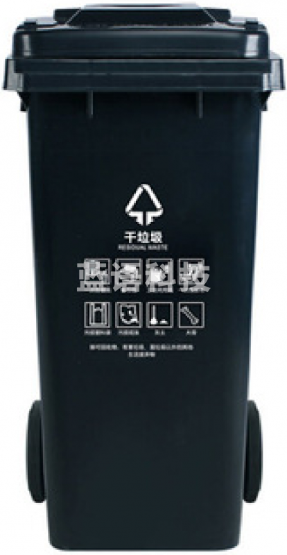 津御商厨 垃圾桶 黑色 240L