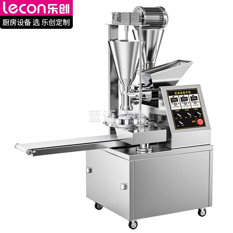 乐创（lecon）商用全自动包子机 双斗仿手工包包子 多功能包子一体机 LC-350【工程款一价无忧】