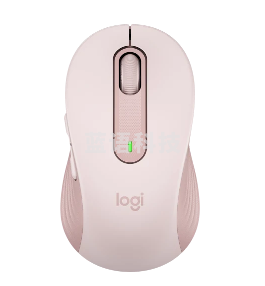 罗技(Logitech) M650鼠标 无线蓝牙鼠标 商务办公 轻音点击 支持自定义按键 粉色 大手型