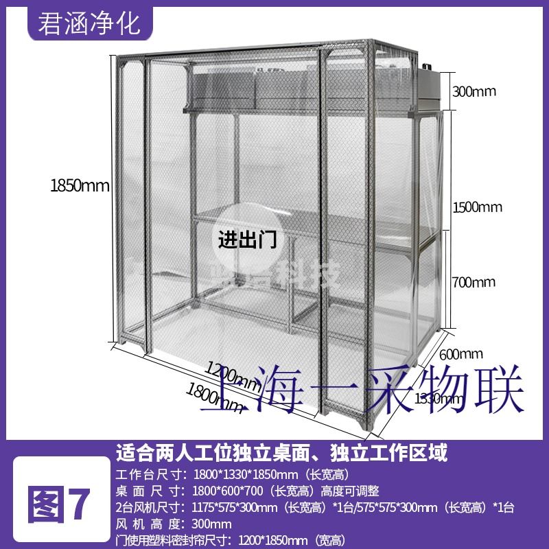 定做无尘工作台洁净棚方防尘桌ffu洁净室百级千级万级除尘室 测绘专用仪器