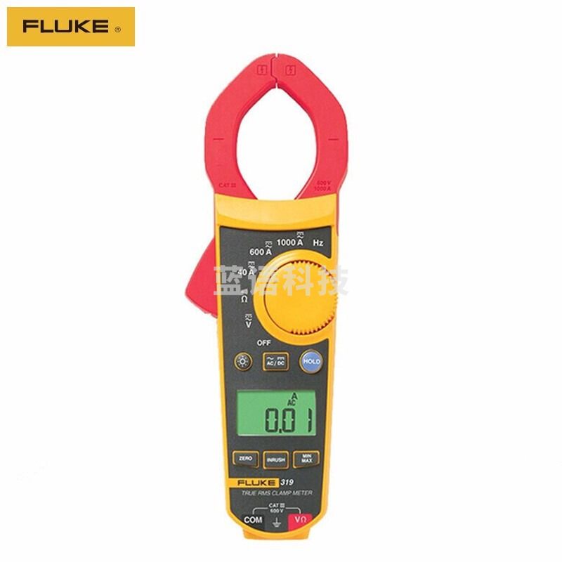 福禄克/Fluke 福禄克  真有效值交直流数字钳形表  电流表 万能表 1000A   F319