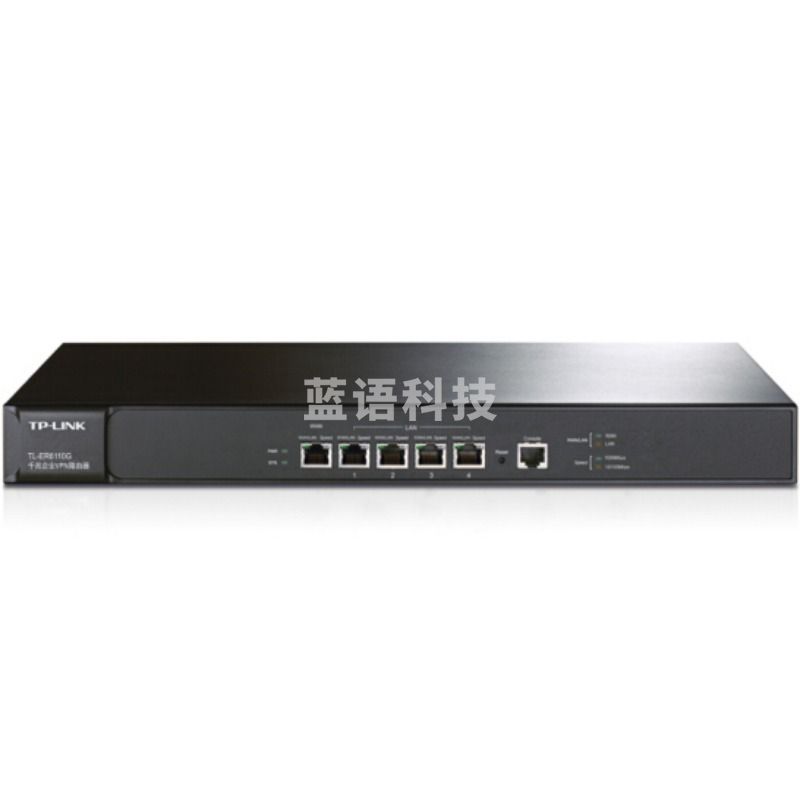普联/TP-Link TP-Link TL-ER6110G 企业级千兆有线路由器 防火墙/VPN/上网行为管理 玻璃仪器