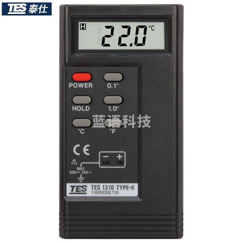 泰仕 温度表 可接K型探头高精度温度计 TES-1310（单位：个）