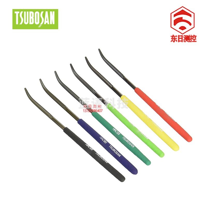 东日 现货 原装进口日本TSUBOSAN葫芦金属硬度銼刀对比式锉刀6件套HRC40-65 HRC40-65金屬硬度銼,6件套裝