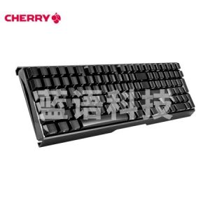 樱桃（Cherry）MX3.0S G80-3870LUAEU-2 机械键盘 有线键盘 无钢板侧刻 黑色 黑轴