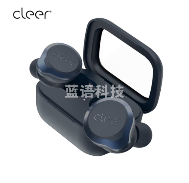cleer ALLY PLUSII 真无线 自适应主动降噪 蓝牙耳机 入耳式 通勤商务TWS华为苹果 【自适应降噪魔盒】海军蓝