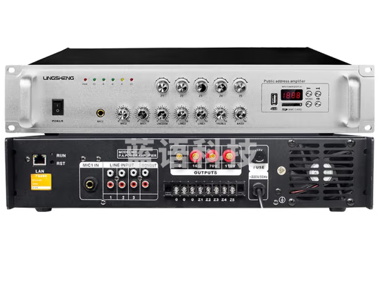 菱声（LINGSHENG） IP网络功放机定压校园公共广播系统远程控制终端解码器智能定时播放消防工程 IP700W