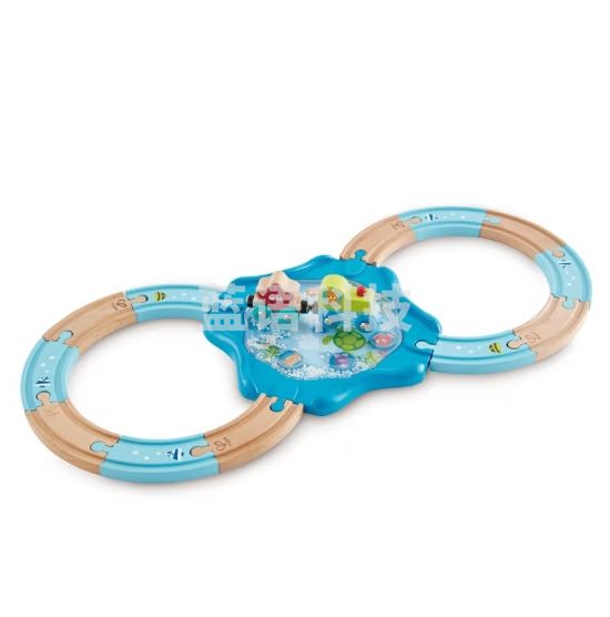 Hape儿童轨道玩具火车轨道海底世界8字套男女孩生日礼物 火车轨道海底世界8字套【E3827】