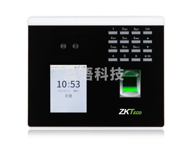 ZKTeco/熵基科技 XFACE100-BS 动态人脸指纹识别考勤机 毫秒级门禁考勤一体机