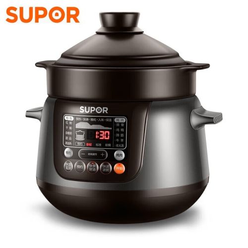 苏泊尔(SUPOR)电炖锅5升家用电炖盅精控快炖电砂锅耐高温内胆炖汤养生煮粥煲汤锅智能预约