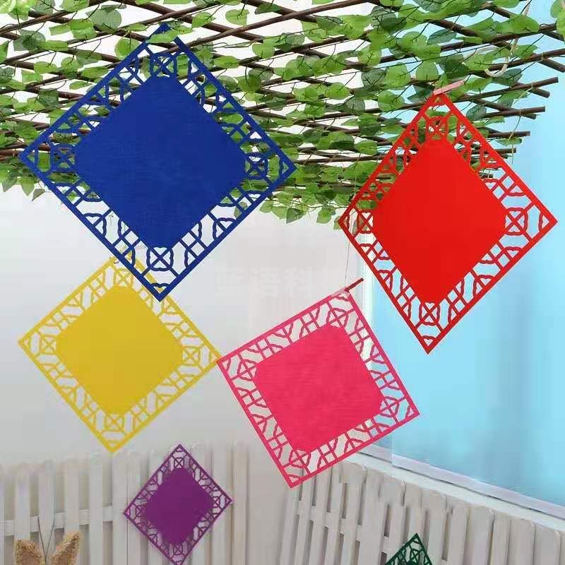 幼儿园吊饰教室班级挂饰 创意楼道走廊装饰 10张/包