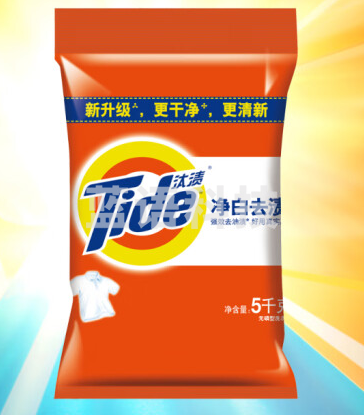 汰渍 洗衣粉 5kg大袋装 净白去渍 无磷洗衣粉 *1袋