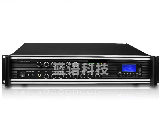 菱声（LINGSHENG）蓝牙合并式大功率专业定压定阻功放机校园广播系统功率放大器紧急宣传应急广播 180W六分区定压功放