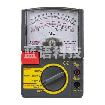 三和（SANWA）PDM5219S 指针兆欧表 绝缘电阻测试仪