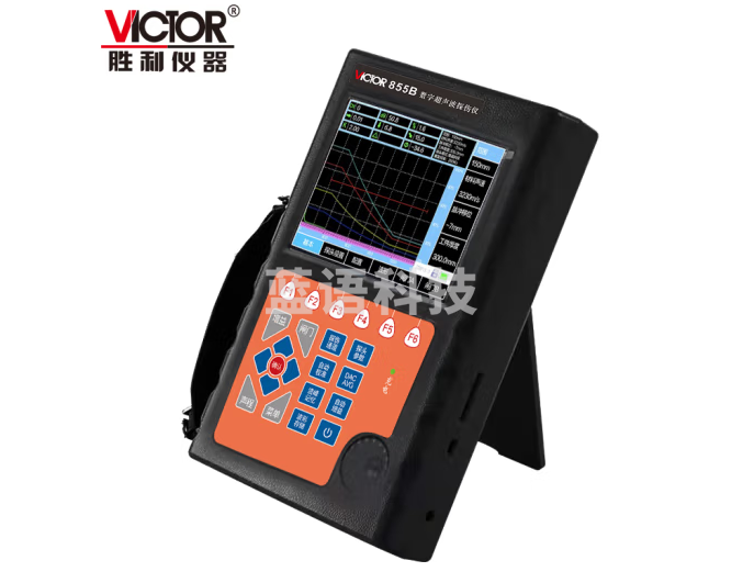 胜利仪器（VICTOR）VC855B 数字超声波探伤仪 裂纹疏松气孔金属探伤 内部缺陷检测仪 VC855B