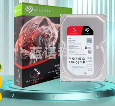 希捷(Seagate) ST6000NT001 NAS硬盘 6TB 256MB 7200转 PMR CMR垂直技术 网络存储 SATA 希捷酷狼PRO