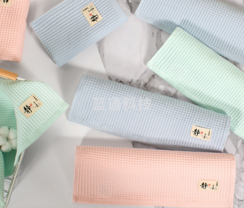 新亚 毛巾 纯棉华夫格大毛巾3条装 34×74cm 70g/条（组）