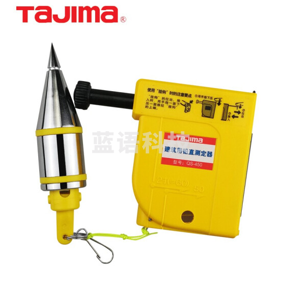 田岛（TAJIMA）PZ-B400 铅直测定器 磁性线锤醒目丝线快速静止线坠/铅坠可配300 450附重锤 1009-0054