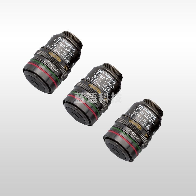 勋狸粑 奥林巴斯平场复消色差硅油物镜 /水镜UPLSAPO-S/-W UPLSAPO30XSIR 教学仪器