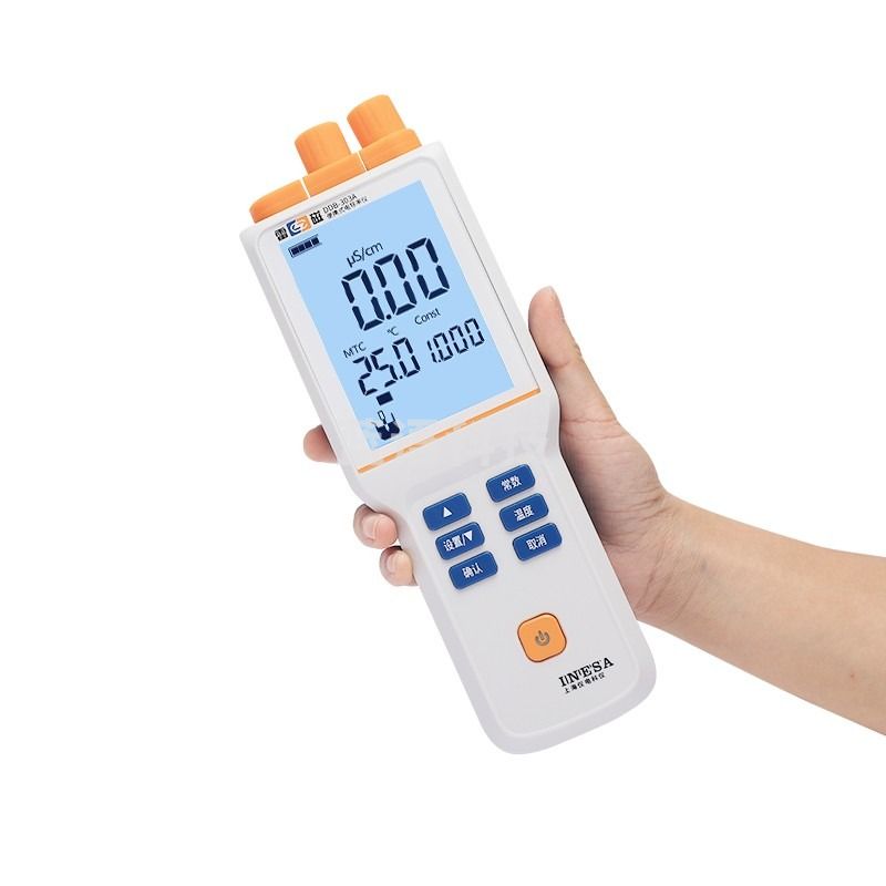 雷磁 DDB-303A型便携式电导率仪 手持电导水质检测仪器 测绘专用仪器