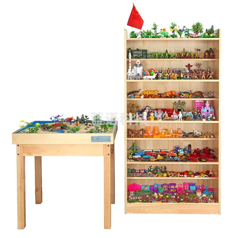 伍贰伍 WEW-SP600心理咨询室专用沙盘套装实木箱庭游戏模型职工心理健康中心沙盘器材（单位：套） 仪器 仪器-