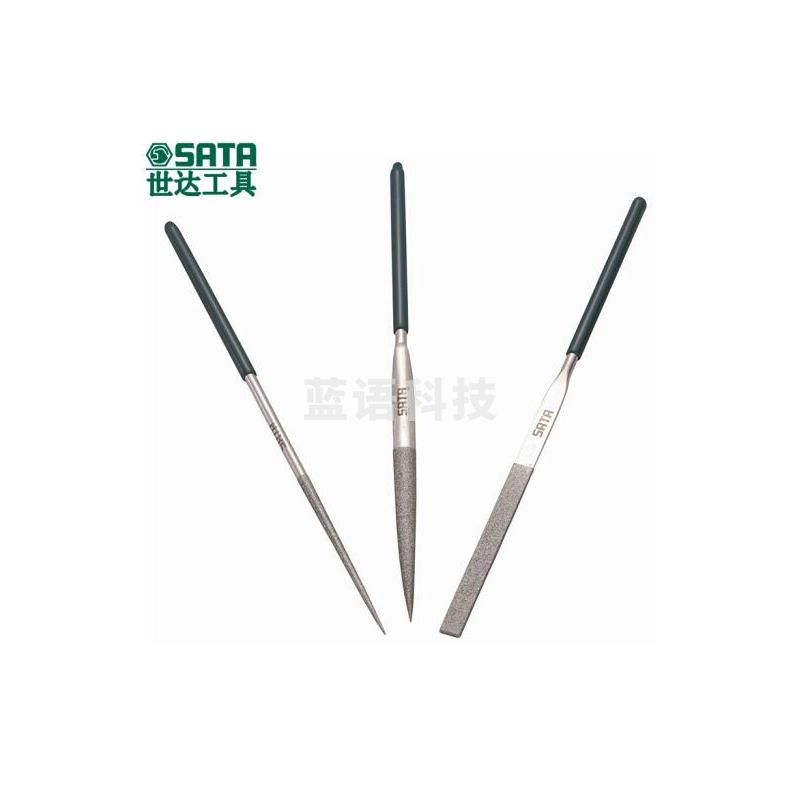 世达(SATA) 03812 金刚石尖头半圆锉 3*140MM (计价单位:件)