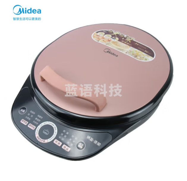 美的JS3401  煎烤机电饼铛 智能版煎烤机 大烤盘烙饼机