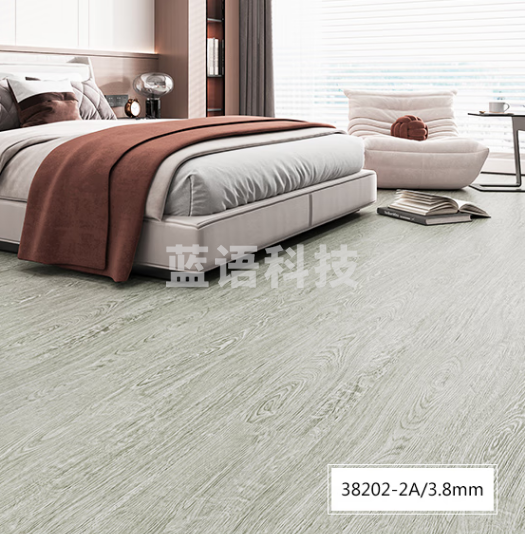 荣彩【免胶】spc锁扣地板防水耐磨家用环保无醛卡扣式石塑地板水泥地 38202-2A【包安装辅料30平起发】 1平米价