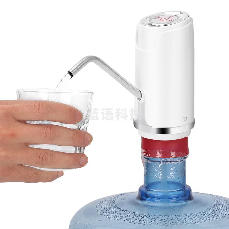 桶装水抽水器 桶装饮水机压水器自动上水器饮水机白色 智能款