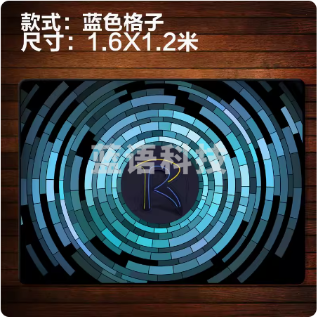 Asanasi加厚架子鼓地毯垫防滑减震鼓毯电子鼓爵士鼓家用隔音鼓毯 加厚软胶底蓝色格子款【1.6x1.2米】