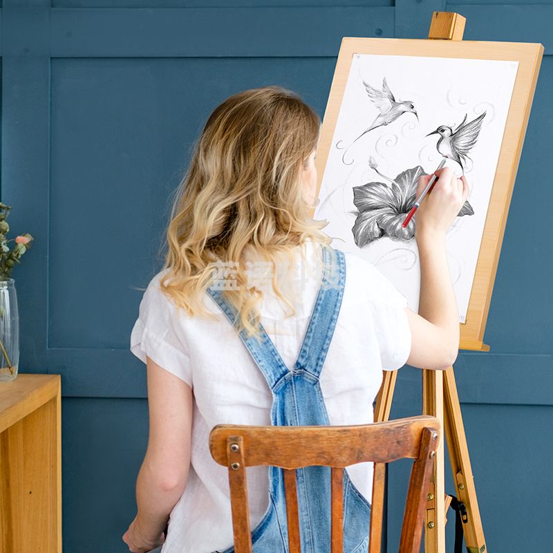 得力73608素描纸(白)-110g-4k-(20张/包)