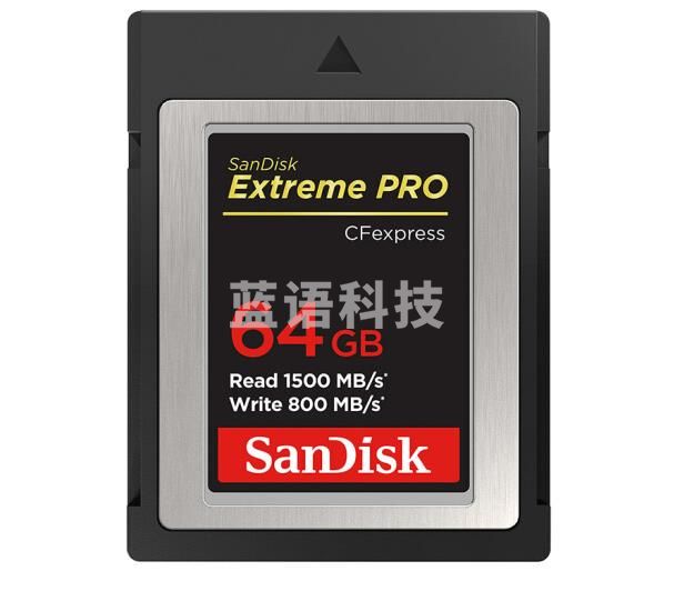 闪迪(SanDisk)64GB CF存储卡 4K 至尊超极速版内存卡 读速1500MB/s 写速800MB/s
