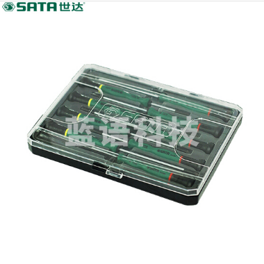 世达(SATA)09316 9件一字、十字微型螺丝批组套