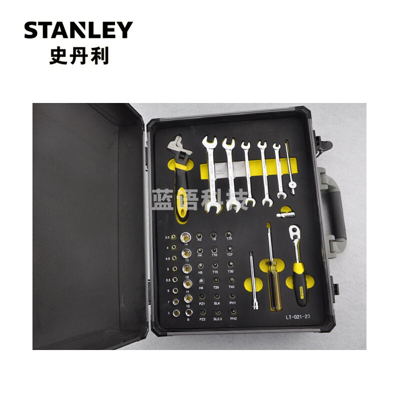 史丹利(Stanley) LT-021-23 43件套6.3MM系列公制工具托