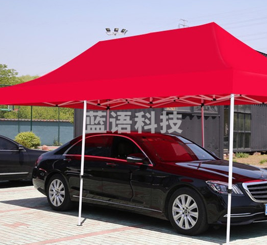 高档型 3米*4.5米 帐篷 遮阳伞 红色 （双顶）