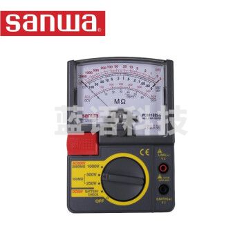 sanwa PDM1529S 指针式绝缘电阻测试仪低压250V/500V/1000V三档位