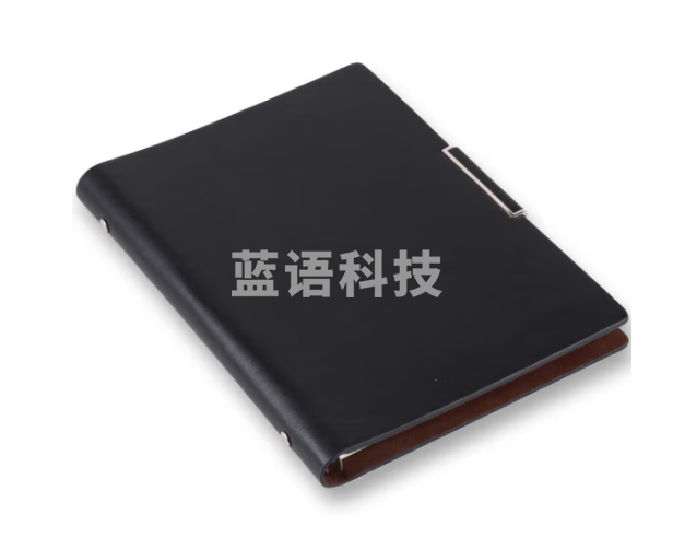 信发 TRNFA TB-B401 办公高档笔记本高级商务记事本 仿皮复古挂坠活页记事薄办公文具（黑色）21*27.5cm