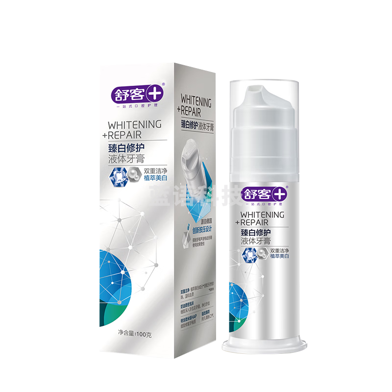 舒客臻白修护液体牙膏100g