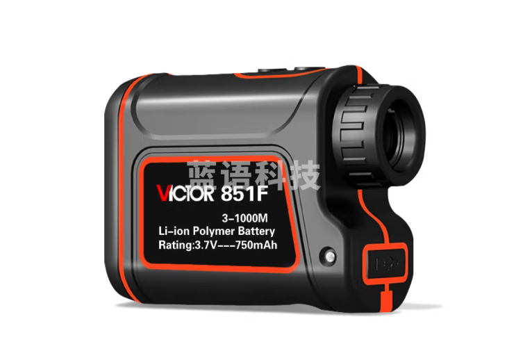胜利仪器（VICTOR）3-1000m 激光测距仪 望远镜户外 测角 测高 测速 高尔夫距离测量 电子尺 VC851F